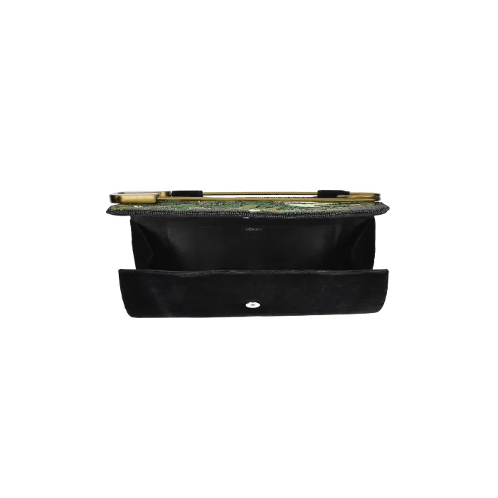 Unique Safety Pin Black Bag