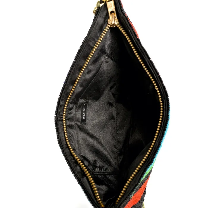 Handmade Purse, Minimal Rainbow