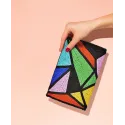 Handmade Purse, Minimal Rainbow